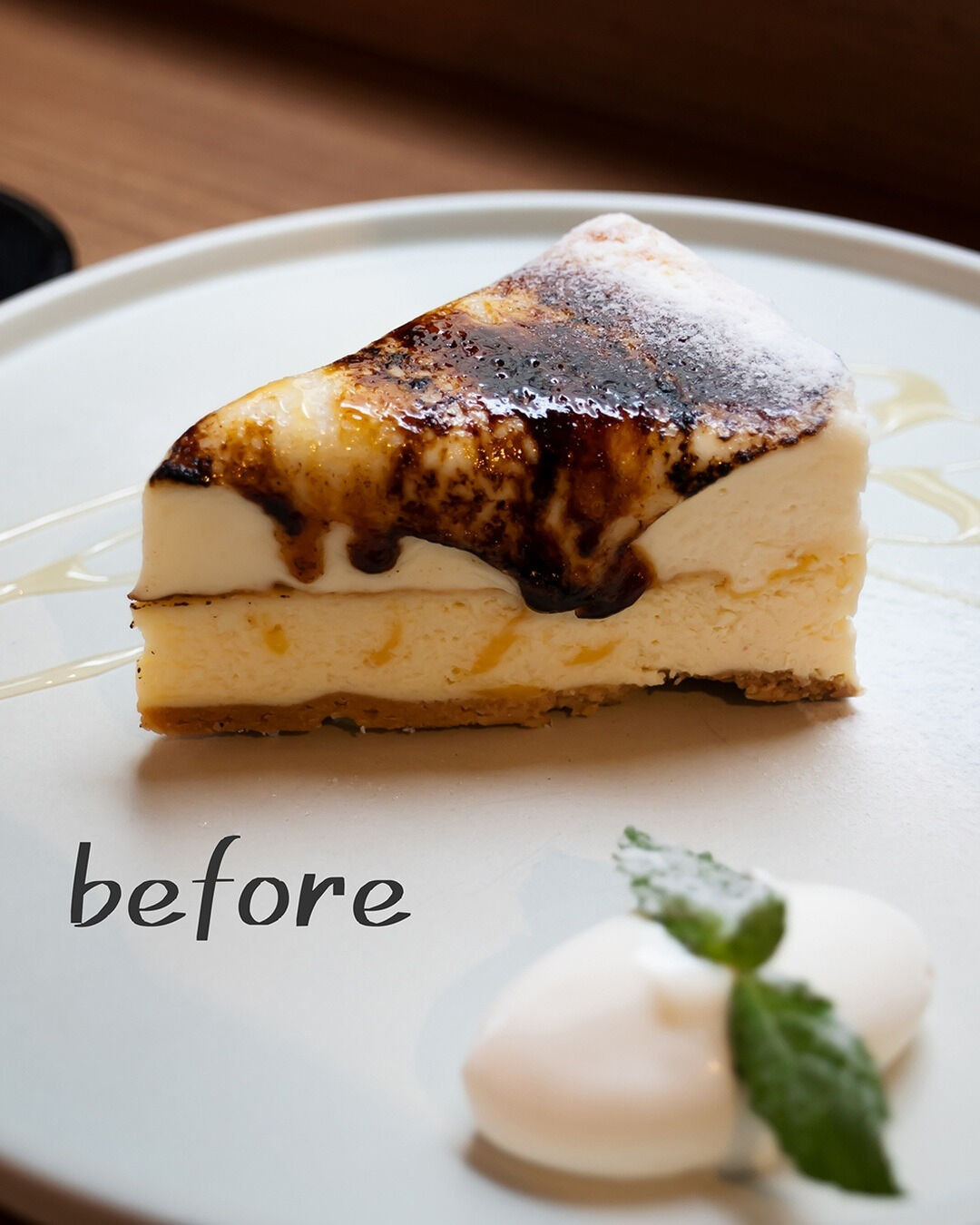 とあるカフェのチーズケーキ