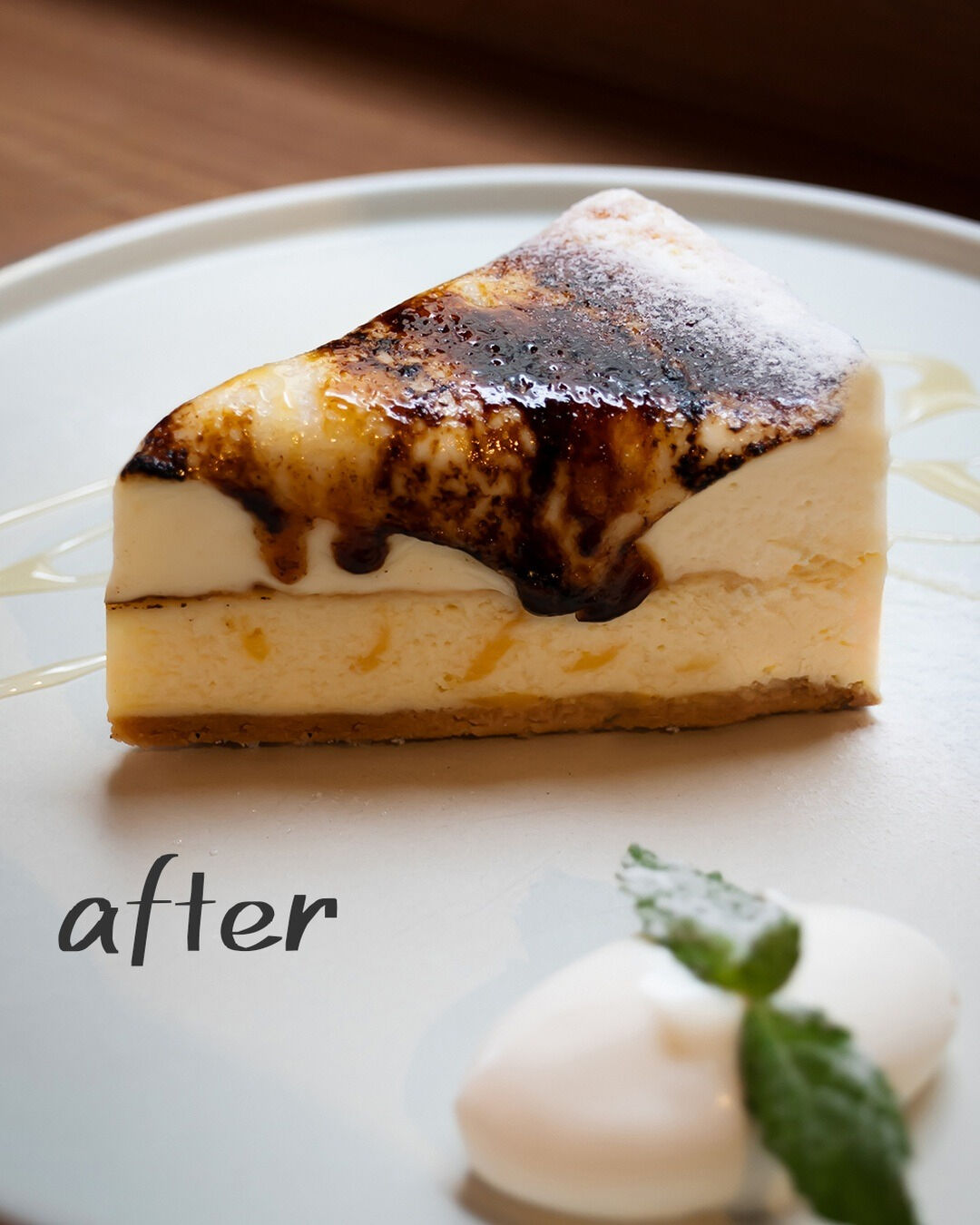 とあるカフェのチーズケーキ